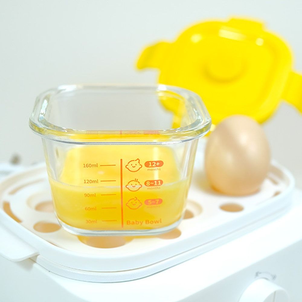 Baby Food Jars Glass - กล่องเก็บอาหารขนาดเล็ก 170 มล. ถ้วยแก้วสำหรับอาหารเด็กแช่แข็ง ปลอดภัยสำหรับไมโครเวฟ โถเก็บอาหารสำหรับเด็กเล็ก