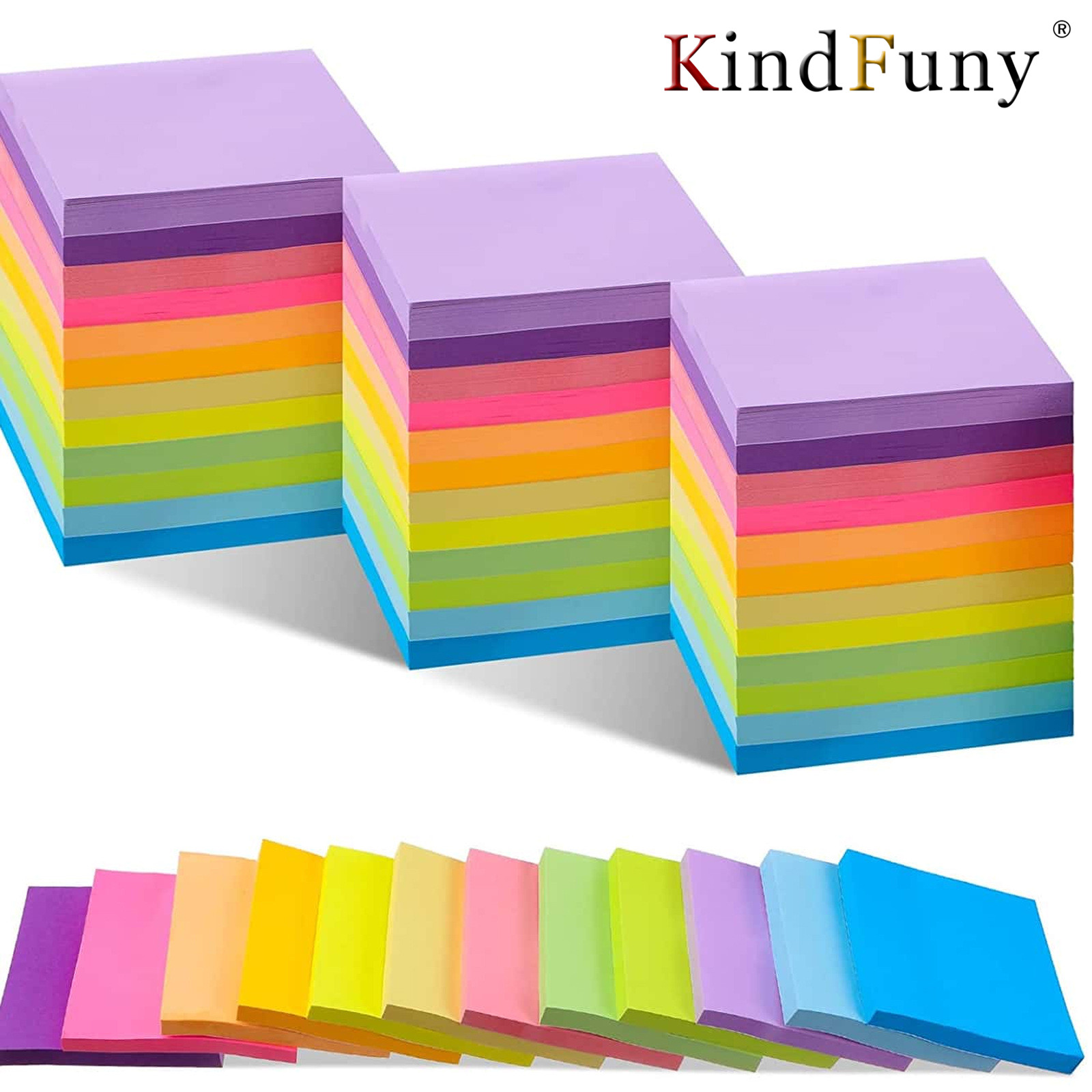 Baby Food List - 6 ชิ้นสีเรืองแสง 3*3 นิ้ว Sticky Note