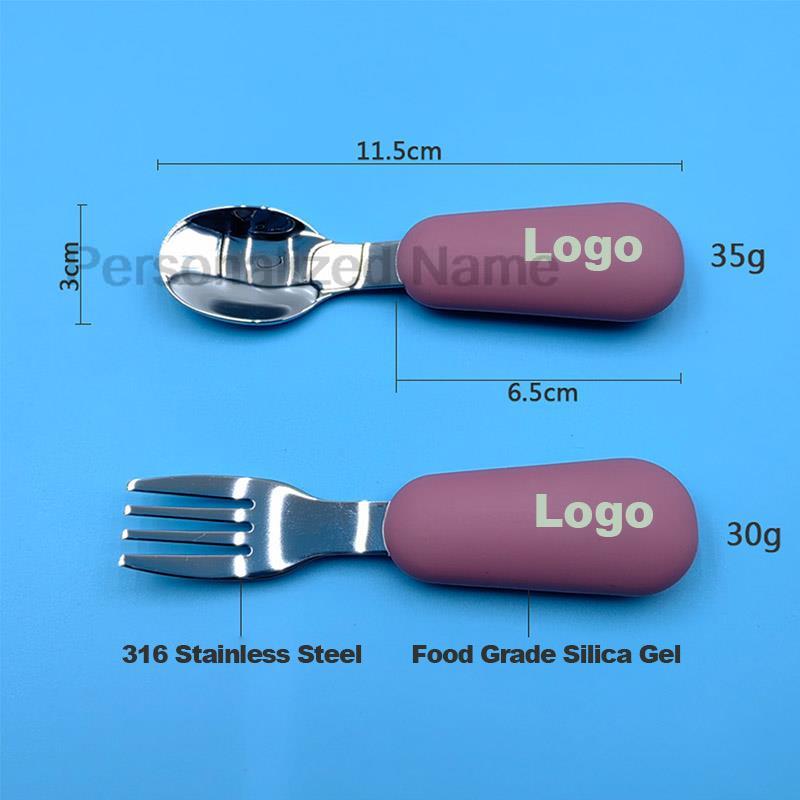โลโก้ที่กำหนดเอง2ชิ้น/เซ็ตซิลิ - Baby Food Logo บทวิจารณ์และราคา