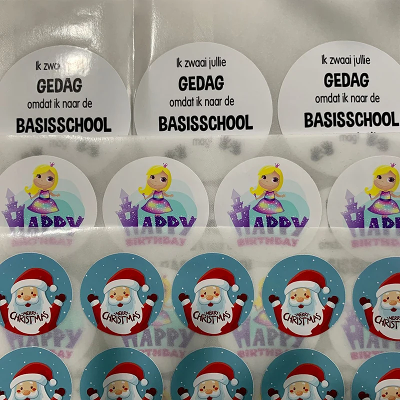 ปรับแต่งที่กําหนดเองป้ายสติกเก - Baby Food Logo บทวิจารณ์และราคา