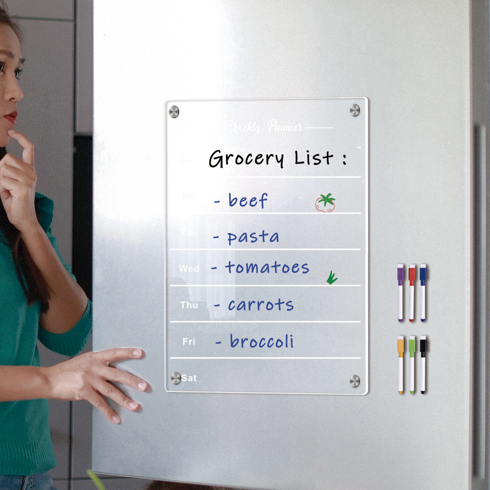 แผ่นอะคริลิคใสแผ่นตัวดูดแม่เหล - Baby Food Schedule บทวิจารณ์และราคา