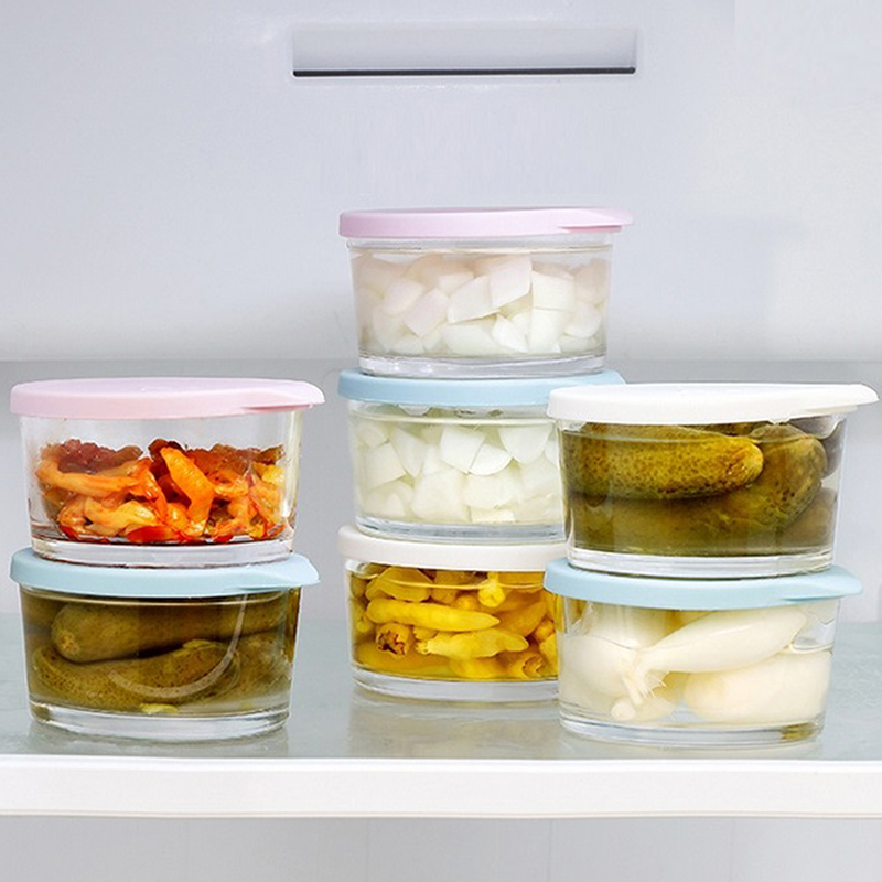 ภาชนะเก็บอาหารทรงกลมสำหรับใช้ก - Baby Food Jars Glass บทวิจารณ์และราคา