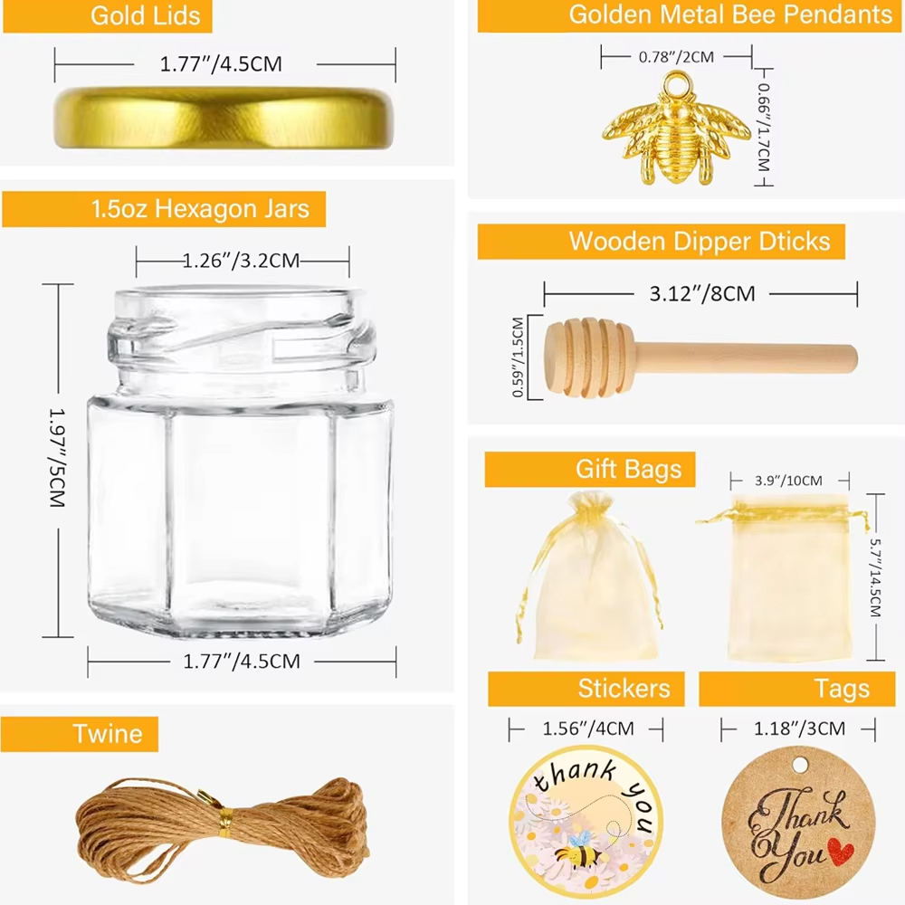 ขวดน้ำผึ้งขนาดเล็ก, ขวดน้ำผึ้ง - Baby Food Jars Glass บทวิจารณ์และราคา