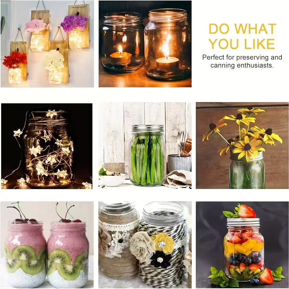 6 ชิ้น, 12 ชิ้น, 500 มล./16 ออ - Baby Food Jars Glass บทวิจารณ์และราคา
