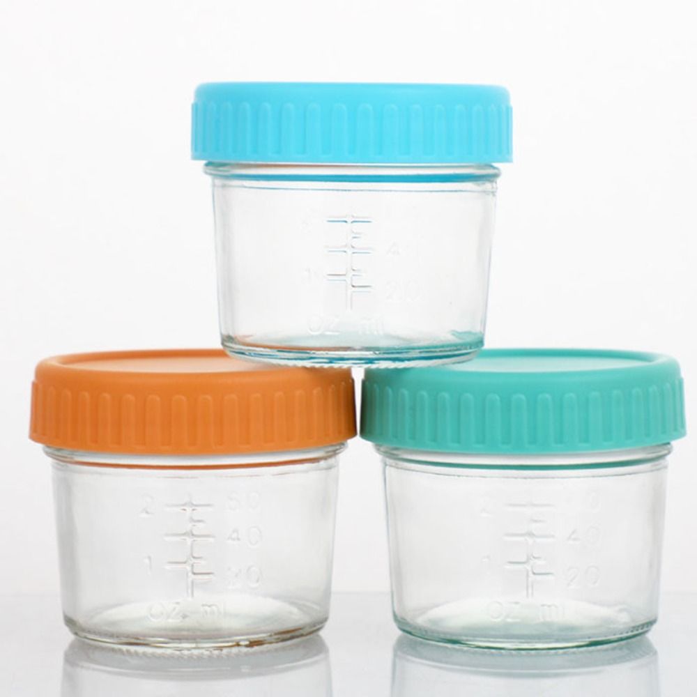 ขวดแก้วอเนกประสงค์สำหรับใส่อาห - Baby Food Jars Glass บทวิจารณ์และราคา