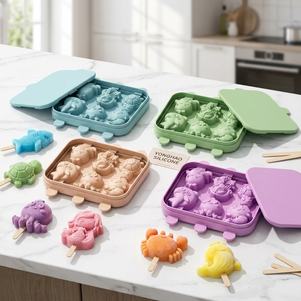 แม่พิมพ์ซิลิโคนรูปสัตว์ทะเลนาง - Baby Food Jelly บทวิจารณ์และราคา