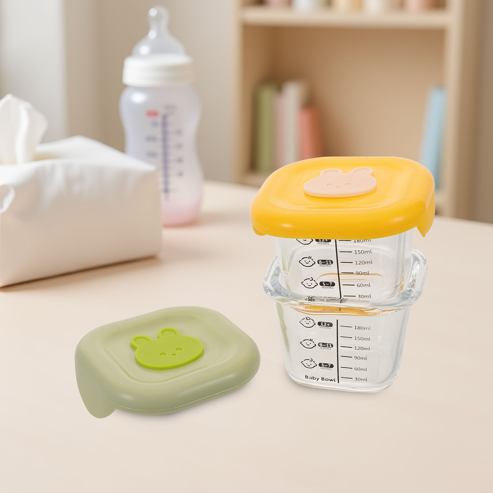 กล่องพลาสติกสำหรับเก็บอาหารเด็ - Baby Food Yellow บทวิจารณ์และราคา