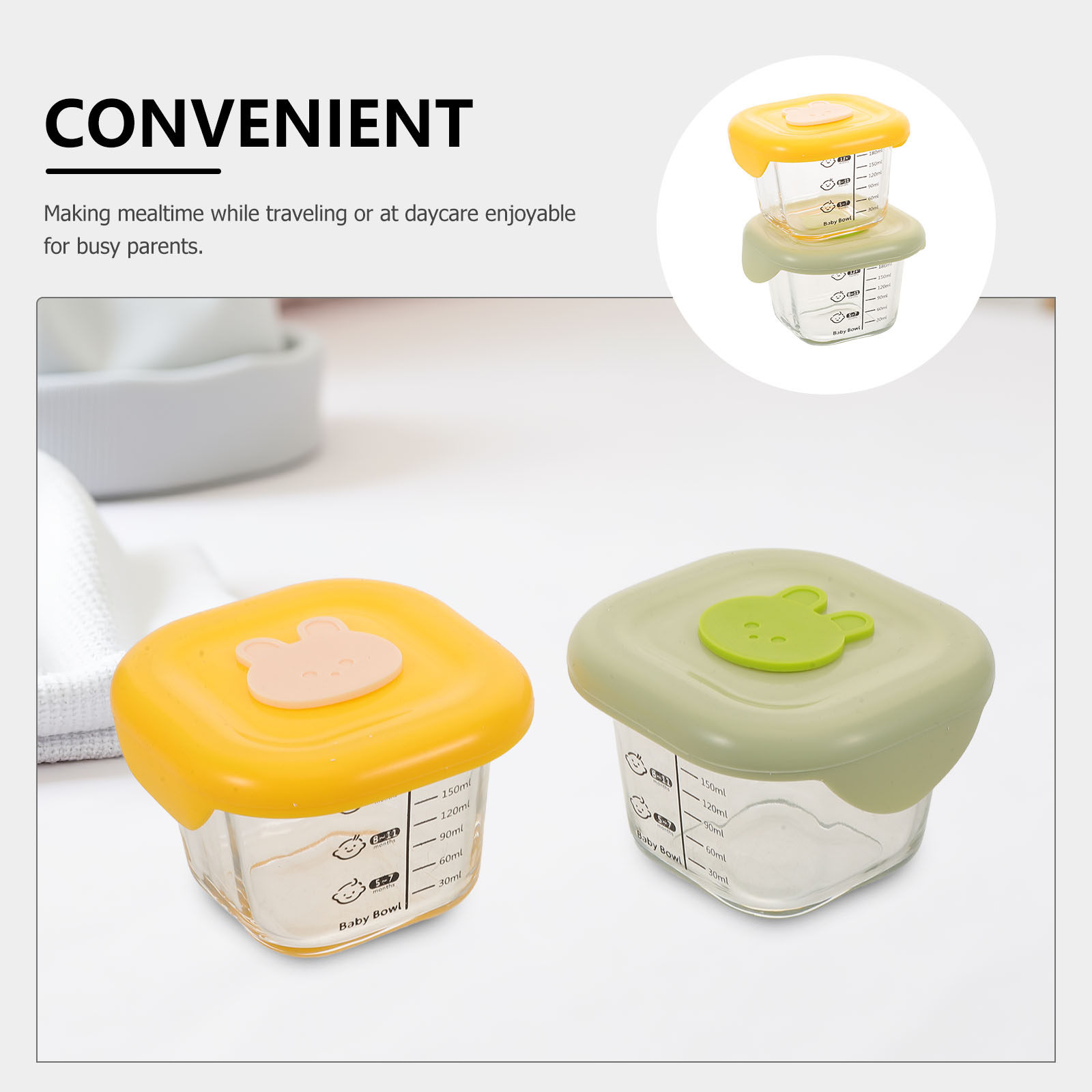 กล่องพลาสติกสำหรับเก็บอาหารเด็ - Baby Food Yellow บทวิจารณ์และราคา
