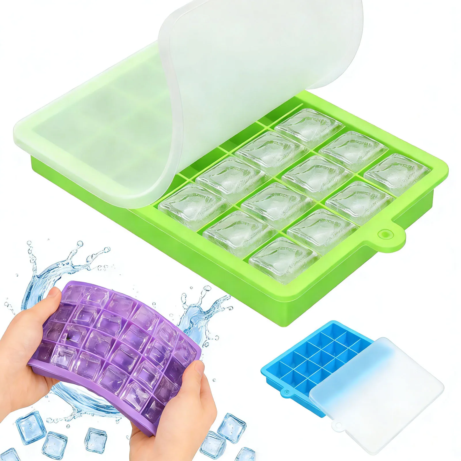 ถาดทำน้ำแข็งซิลิโคน ถอดออกง่าย - Baby Food Jelly บทวิจารณ์และราคา