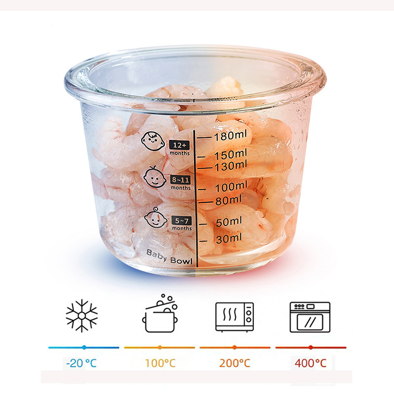 180ml แก้วเก็บอาหารเด็ก Jars พ - Baby Food Jars Glass บทวิจารณ์และราคา