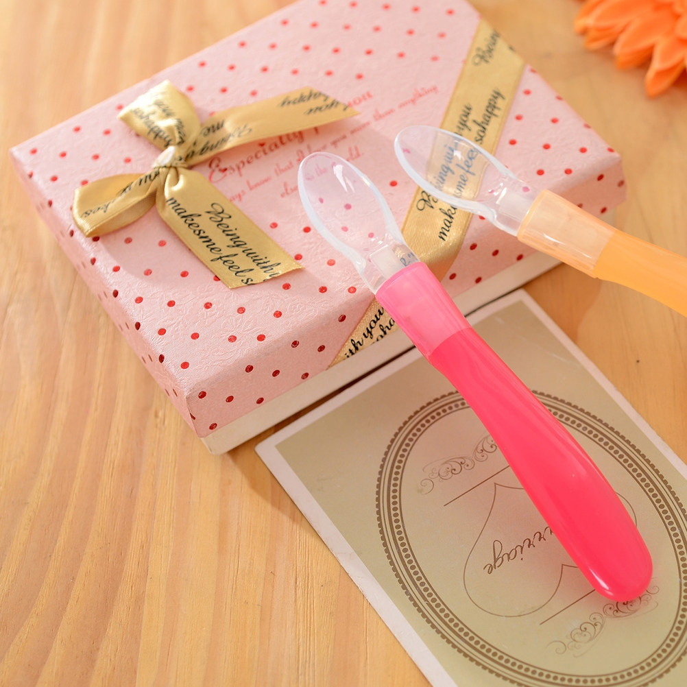 ช้อนซิลิโคนสำหรับเด็ก ปลายนุ่ม - Baby Food Yellow บทวิจารณ์และราคา